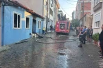 Küçükkuyu’da ev yangını: 1 kişi yaralandı