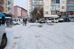 Kulp’ta kar manzaraları