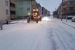 Kulu'da mevsimin ilk kar yağışı etkili oldu