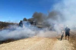 Kulübede çıkan yangında 25 güvercin yanarak telef oldu