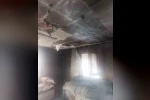Kumlu’da ev yangını