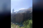 Kumlu’da müstakil ev yangını
