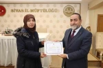 Kur’an Kursu öğreticileri sertifikaları aldı