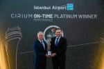 Küresel havacılık otoritesi Cirium’dan İGA İstanbul Havalimanı’na "Platin Ödül"