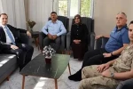 Kurtalan Kaymakamı Başara şehit aileleriyle görüştü