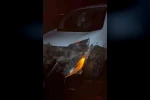 Kurtalan’da maddi hasarlı kaza