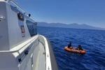 Kuşadası açıklarında 2 düzensiz göçmen yakalandı