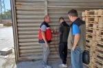Kütahya’da ahşap palet üretimi yapan işletmeler denetlendi