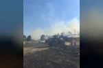 Kütahya’da otluk alan yangını ormana sıçramadan söndürüldü