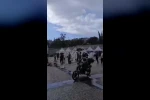 Kuvvetli rüzgar ’Kariyer Fuarı’ çadırlarını uçurdu