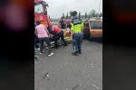 Kuzey Marmara Otoyolu’nda kaza, araç hurdaya döndü: 5 yaralı
