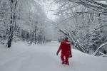 Lapa lapa kar altında adrenalin dolu yolculuk 
