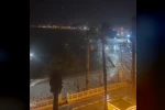 Lodos denizi taşırdı, dalgalar yükseldi