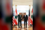 Lübnan Cumhurbaşkanı Aoun, ABD Dışişleri Bakanı Rubio ile bir araya geldi