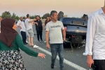 Lüleburgaz’da lastiği patlayan otomobil takla attı: 3 ölü, 1 yaralı