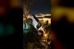Lüleburgaz’da otomobil AVM otoparkına araç uçtu
