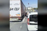 Lüleburgaz’da seyir halindeki tır alev aldı