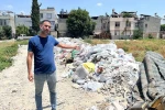 Mahalle arasındaki arsa çöplüğe döndü, vatandaşlar tepki gösterdi