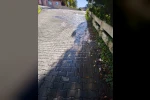 Mahallede tonlarca su boşa aktı