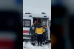 Mahsur kalan hastanın yardımına UMKE yetişti