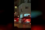 Makas atarak trafiği tehlikeye soktu, gözden kayboldu