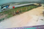 Malatya’da 3 kişinin hayatını kaybettiği otobüs kazası kamerada