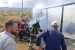Malatya’da ahır yangını: 10 büyükbaş hayvan telef oldu