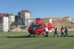 Malatya’da ambulans helikopter 70 yaşındaki hasta için havalandı