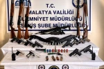 Malatya’da silah teşhirine operasyon: 56 şüpheli yakalandı 