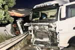 Manisa’da iki tır çarpıştı: 1’i ağır 2 yaralı