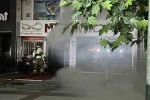 Manisa’da medikal ürünler satan iş yerinde yangın