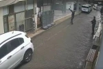 Manisa’da yürekleri ısıtan anlar: Yüksekten düşen kediyi polis yakaladı