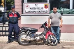 Manisalı vatandaş, motosikletine 5 buçuk yıl sonra kavuştu