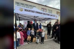 Manyas’ta Orman Haftası’nda fidanlar öğrencilere dağıtıldı
