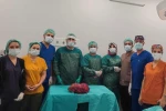Mardin’de 6 kiloluk böbrek, ameliyatla alındı