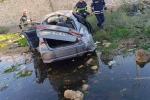 Mardin’de otomobil dere yatağına devrildi: 1 ölü, 2 yaralı