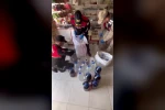 Markette satışa hazır litrelerce kaçak alkol ele geçirildi