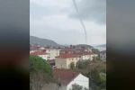 Marmaris'te oluşan hortum kameraya yansıdı