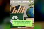 Marmaris’te atık kağıt ve kitaplar geri dönüşüme kazandırılıyor