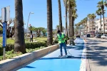 Marmaris’te bisiklet yolları bakımdan geçiyor