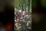 Medrese öğrencileri köy çeşmesi ve piknik alanını kendi imkanlarıyla temizledi