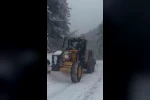 Mengen’de kar küreme çalışmaları başladı 
