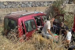 Menteşe’de ticari araç dere yatağına uçtu: 2 yaralı