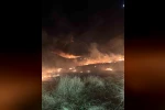 Mersin’de çöp sahasında çıkan yangın ormanlık alana sıçradı
