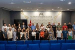Mersin’de görevde yükselen personele plaket ve teşekkür belgesi