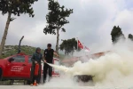 Mersin’de kadın üreticilere yangın güvenliği eğitimi