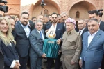 Mesut Barzani, Cizre'de tarihi mekanları gezdi