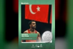 Milli güreşçi Ekrem Öztürk, gümüş madalya kazandı