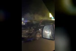 Minibüsle çarpışan motosikletli ağır yaralandı