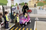 Minik öğrencilere uygulamalı trafik eğitimi